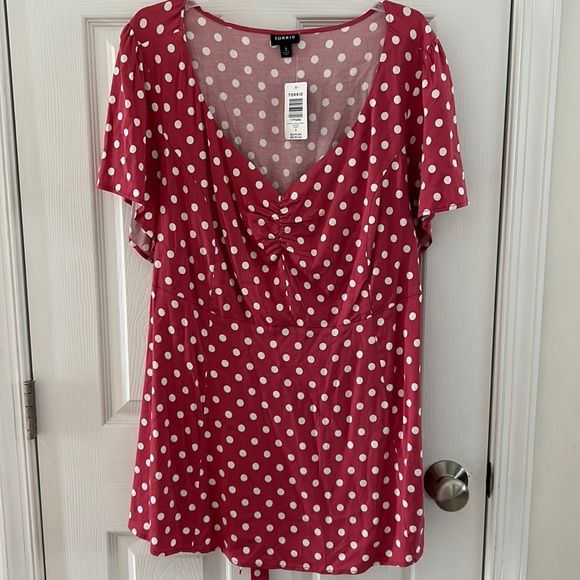 torrid Tops - New Torrid Babydoll Stretch Challis Top